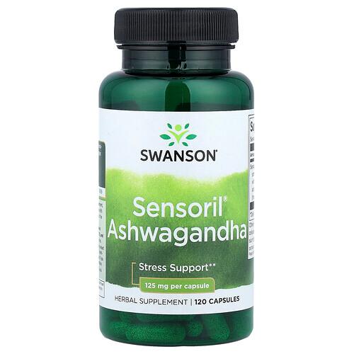 Swanson Vitamins Sensoril Ashwagandha 125 Mg 120 Capsules product image