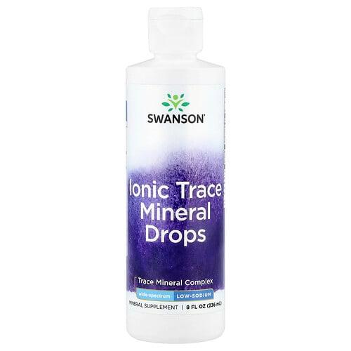 Swanson Vitamins Ionic Trace Mineral Drops 8 Fl Oz 236 Ml
