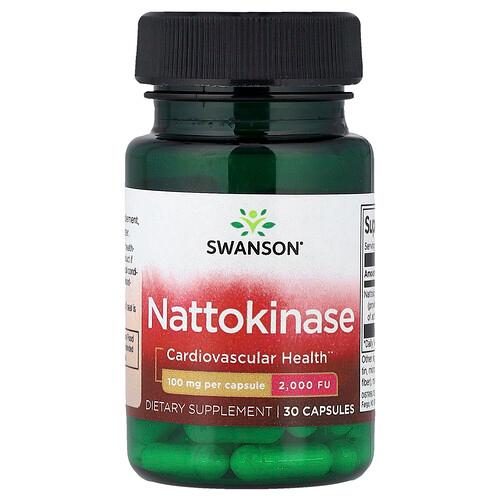 Swanson Vitamins Nattokinase 100 Mg 30 Capsules