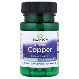 Swanson Vitamins Albion Copper 2 Mg 60 Capsules