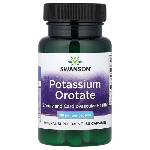 Swanson Vitamins Potassium Orotate 99 Mg 60 Capsules