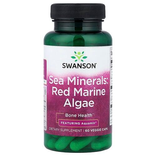 Swanson Vitamins Sea Minerals Red Marine Algae 60 Veggie Caps