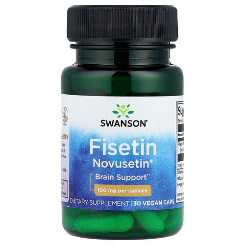 Swanson Vitamins Fisetin Novusetin 100 Mg 30 Vegan Caps