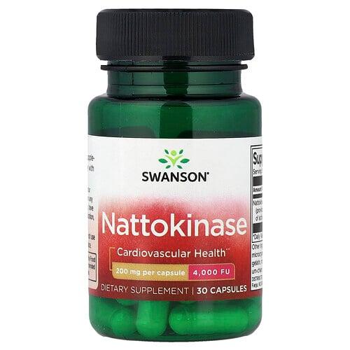Swanson Vitamins Nattokinase 200 Mg 30 Capsules