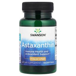 Swanson Vitamins Astaxanthin 4 Mg 60 Softgels