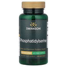 Swanson Vitamins Phosphatidylserine Soy Free Formula 100 Mg 90 Softgels