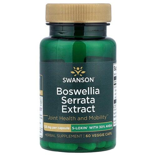 Swanson Vitamins Boswellia Serrata Extract 125 Mg 60 Veggie Caps