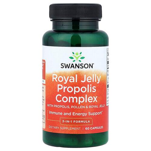 Swanson Vitamins Royal Jelly Propolis Complex 60 Capsules