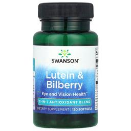 Swanson Vitamins Lutein Bilberry 120 Softgels