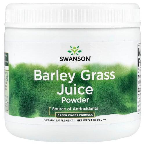 Swanson Vitamins Barley Grass Juice Powder 5 3 Oz 150 G