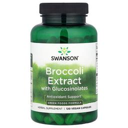 Swanson Vitamins Broccoli Extract With Glucosinolates 120 Vegan Capsules 600 Mg Per Capsule
