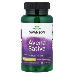 Swanson Vitamins Avena Sativa 60 Capsules 575 Mg Per Capsule