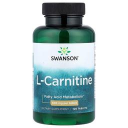 Swanson Vitamins L Carnitine 100 Tablets