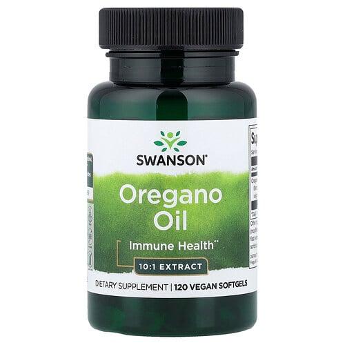 Swanson Vitamins Oregano Oil 120 Vegan Softgels 150 Mg Per Softgel