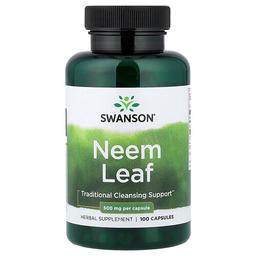 Swanson Vitamins Neem Leaf 500 Mg 100 Capsules