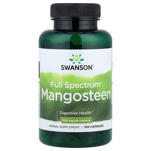 Swanson Vitamins Full Spectrum Mangosteen 500 Mg 100 Capsules