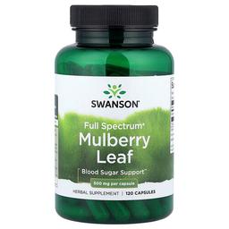 Swanson Vitamins Full Spectrum Mulberry Leaf 500 Mg 120 Capsules