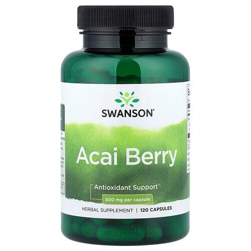 Swanson Vitamins Acai Berry 500 Mg 120 Capsules