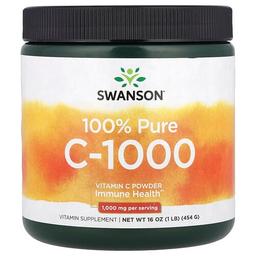 Swanson Vitamins 100 Pure C 1000 Vitamin C Powder 16 Oz 454 G