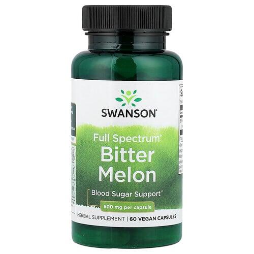 Swanson Vitamins Full Spectrum Bitter Melon 500 Mg 60 Vegan Capsules