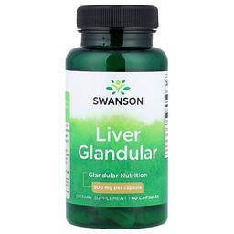 Swanson Vitamins Liver Glandular 500 Mg 60 Capsules