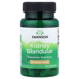 Swanson Vitamins Kidney Glandular 500 Mg 60 Capsules