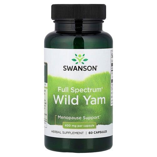 Swanson Vitamins Full Spectrum Wild Yam 400 Mg 60 Capsules