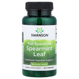 Swanson Vitamins Full Spectrum Spearmint Leaf 400 Mg 60 Capsules