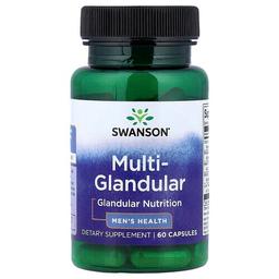 Swanson Vitamins Multi Glandular Men S Health 60 Capsules