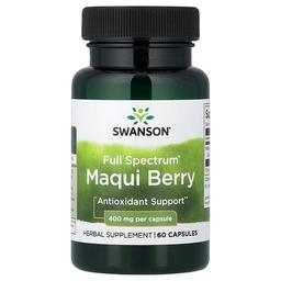 Swanson Vitamins Full Spectrum Maqui Berry 400 Mg 60 Capsules