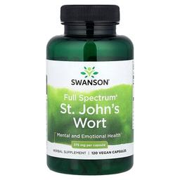 Swanson Vitamins Full Spectrum St John S Wort 375 Mg 120 Vegan Capsules