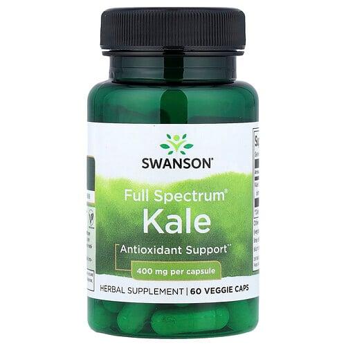 Swanson Vitamins Full Spectrum Kale 400 Mg 60 Veggie Caps