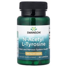 Swanson Vitamins N Acetyl L Tyrosine 350 Mg 60 Capsules