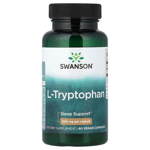 Swanson Vitamins L Tryptophan 500 Mg 60 Capsules