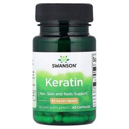 Swanson Vitamins Keratin 50 Mg 60 Capsules