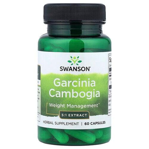 Swanson Vitamins Garcinia Cambogia 5 1 Extract 60 Capsules 80 Mg Per Capsule product image
