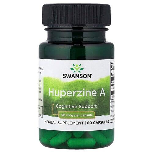 Swanson Vitamins Huperzine A 50 Mcg 60 Capsules