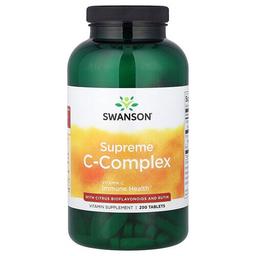 Swanson Vitamins Supreme C Complex With Citrus Bioflavonoids And Rutin 250 Tablets