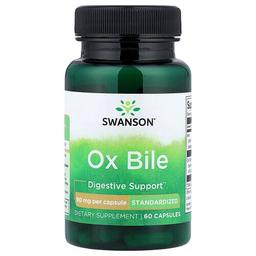 Swanson Vitamins Ox Bile 60 Capsules