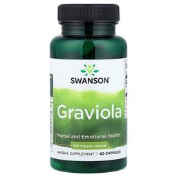Swanson Vitamins Graviola 530 Mg 60 Capsules