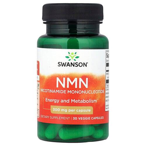 Swanson Vitamins Nmn 300 Mg 30 Veggie Capsules