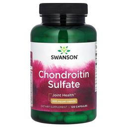 Swanson Vitamins Chondroitin Sulfate 600 Mg 120 Capsules