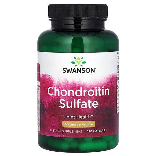 Swanson Vitamins Chondroitin Sulfate 600 Mg 120 Capsules
