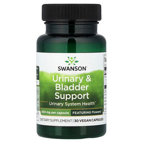 Swanson Vitamins Urinary Bladder Support 500 Mg 30 Vegan Capsules