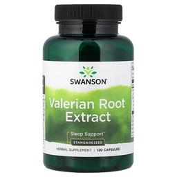 Swanson Vitamins Valerian Root Extract Standardized 120 Capsules