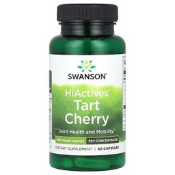 Swanson Vitamins Hiactives Tart Cherry 465 Mg 60 Capsules