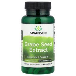 Swanson Vitamins Grape Seed Extract 50 Mg 120 Capsules