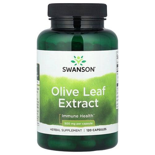 Swanson Vitamins Olive Leaf Extract 500 Mg 120 Capsules