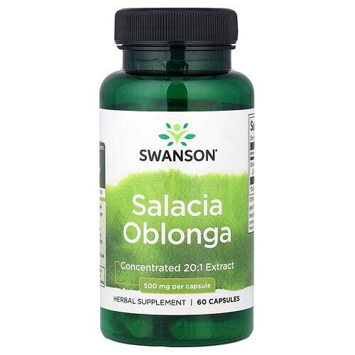 Swanson Vitamins Salacia Oblonga 500 Mg 60 Capsules