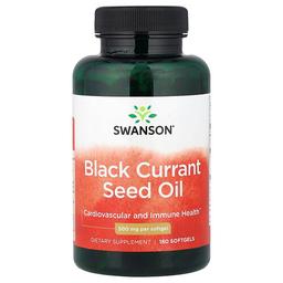 Swanson Vitamins Black Currant Seed Oil 500 Mg 180 Softgels